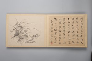 Refined Elegance in the Four Seasons, Album of Flower Paintings by Yamamoto Baiitsu