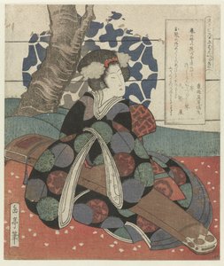 Woman with Koto on Lap