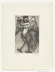 Siren Playing a Flute