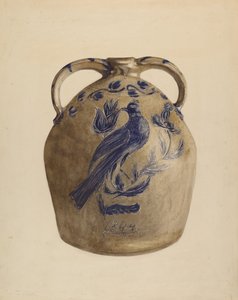 Jug, c. 1937 by Yolande Delasser