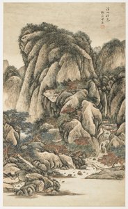 Autumnal Colors Among Streams and Mountains by Yongxi Jin