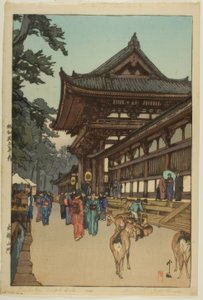 Diabutsu Temple Gate by Yoshida Hiroshi
