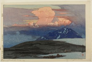 Goshiki Mountains, from the series "Twelve Scenes of Japanese Alps" by Yoshida Hiroshi