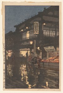 Kagurazaka Street after a Night Rain