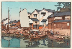 Kura in Tomonoura by Yoshida Hiroshi