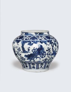 White and Blue Guan, Mid 14th Century by Yuan Dynasty Chinese School