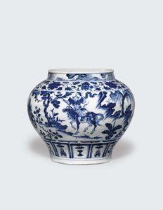 White and Blue Guan, mid 14th century by Yuan Dynasty Chinese School
