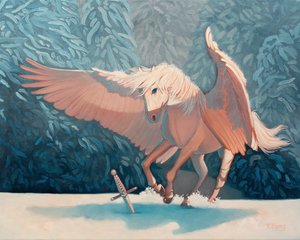 Pegasus, 2024 by Yue Zeng