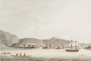 Illustration from A Voyage Round the World In the Years 1803-06, in the Ship Neva, 1814