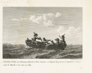 Jan Bart Escapes from an English Prison and Rows Across the Channel, 1689 by Yves Marie Le Gouaz