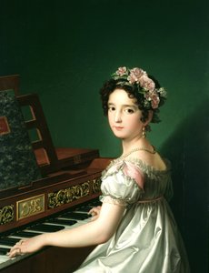 Manuela González Velázquez Playing the Piano