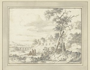 Mountainous Landscape with Ruins by Zacharias Blijhooft