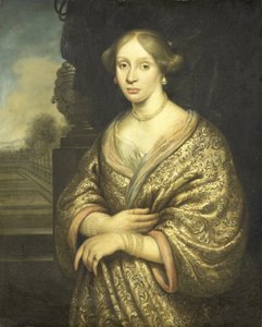 Portrait of Petronella van der Burcht by Zacharias Blyhooft