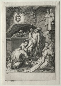 Passion Set: Burial of Christ by Zacharias Dolendo