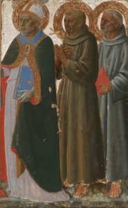 Saints Zenobius, Francis and Anthony of Padua by Zanobi di Benedetto Strozzi