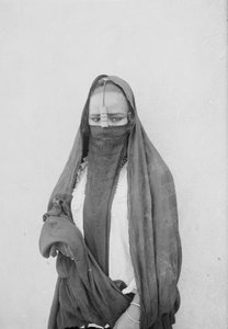 A Veiled Woman, Cairo, c.1910