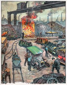 A Car Decharge in the USA (illustration) by . .