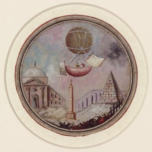 An Early Ballooning Disaster, c 1785 by Frederick (attr. to) Barnard