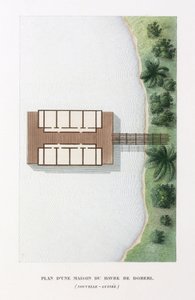 Plan of a House at the Haven of Doreri by Frederick (attr. to) Barnard