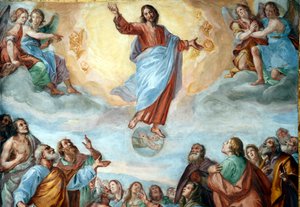 Ascension of Christ, The Basilica della Santissima Annunziata del Vastato, Genoa, Italy by . .