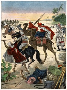 Battle in Sahara by . .