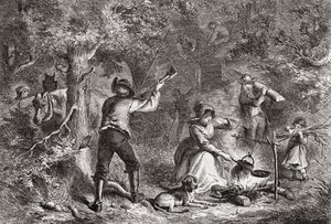 Border Settlers in Ohio by . .