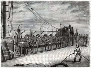 Telegraphic Undersea Cable by Frederick (attr. to) Barnard