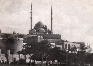 Cairo, the Citadel of Saladin, circa 1920 (b/w photo) by . .