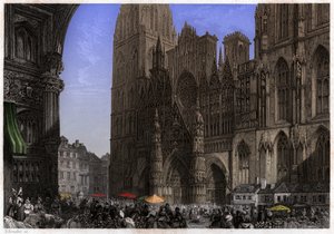 Cathedral of Rouen by . .