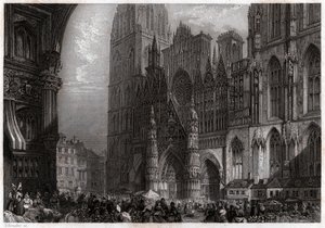 Cathedral of Rouen by . .