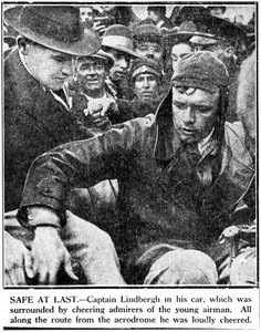 Charles Augustus Lindbergh, American pilot, c 1920s by Ferdinand Georg Waldmuller