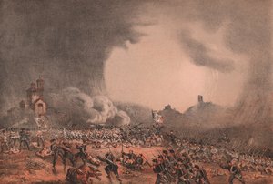 Clash at Madonna della Scoperta, Battle of Solferino and San Martino, Lombardy by William Walcutt