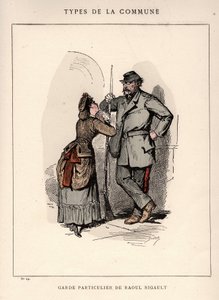 Commune de Paris: Suit de GARDE PARTICULAR DE RAOUL RIGAULT (29) in Les Communeux