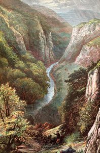 Dovedale, Peak District, Derbyshire, England by . .