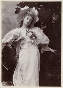 Edwardian Portrait, Woman in a Lace Dress