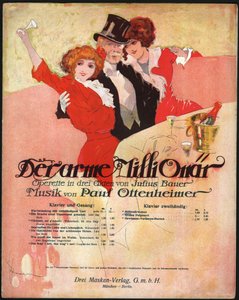 Elegant Man Surrounds Pretty Women in the Belle Epoque, circa 1913 (illustration) by . .