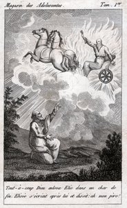 Elijah Takes Off to the Sky by . .