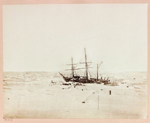 Arctic Expedition (1875-1876) by Captain George Nares: Floeberg Beach, Alert in Winter Quarters by Frederick (attr. to) Barnard