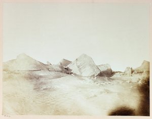 Arctic Expedition (1875-1876) by Captain George Nares: Floebergs, near Floeberg Beach by Frederick (attr. to) Barnard