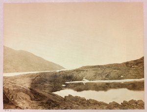 Arctic Expedition (1875-1876) by Captain George Nares: Looking toward Cape Sabine from Port Payer