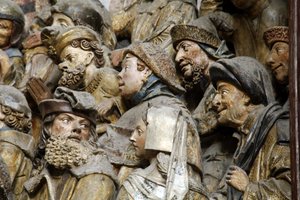 Amiens, Our Lady Cathedral. South wall of the choir. (detail)