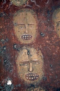 Heads of the Damned (detail) by Georg Carl Heinrich Dollmann