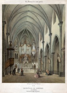 Interior of the Carmelite Church in Bagneres de Bigorre by . .
