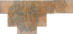 Map of the Kirzhach District (PGM 1 verst) 1780 - 1790 by неизвестны