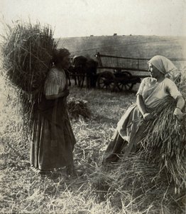 The Harvesters, circa 1900 by Frederick (attr. to) Barnard