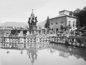 Main Fountain at the Villa Lante in Bagnaia, Viterbo by Henry Charles Fehr