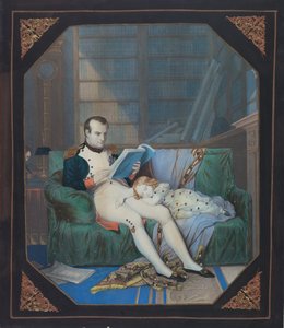Napoleon in his Study with the King of Rome, c.1860 by . .