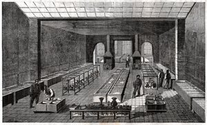 Workers in Silversmithery by Frederick (attr. to) Barnard