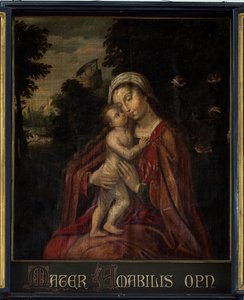 Parish church (Église Saint-Quentin). Triptych