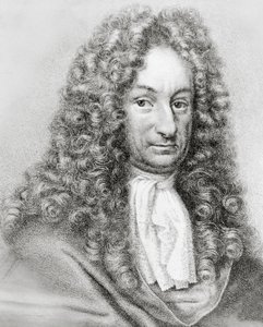 Portrait of Gottfried Wilhelm von Leibniz, German mathematician, philosopher and scientist by William Walcutt